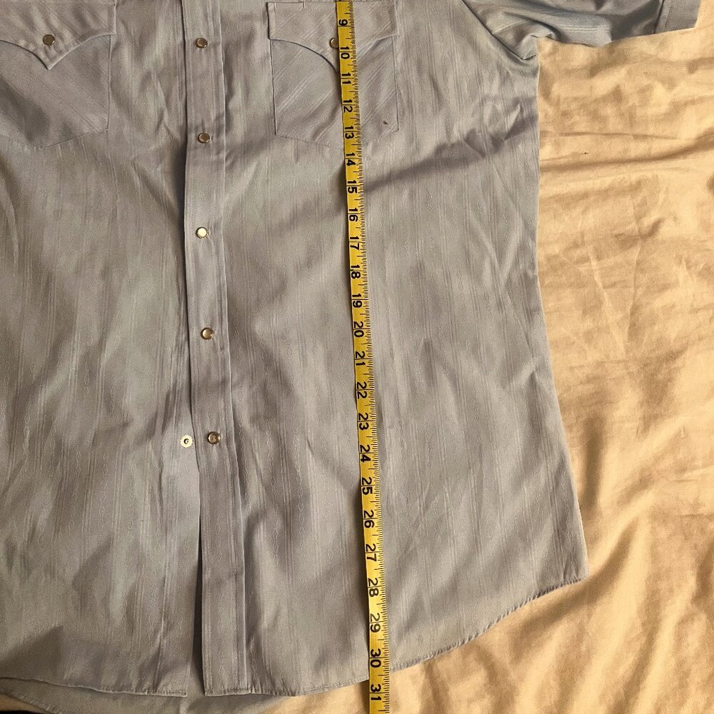 Vintage pearl snap short-sleeve button down - Picture 2 of 7